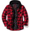Quilted Lined Full Zip Classic Red