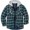 Quilted Lined Green Ombre