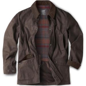 imageCQR Mens Flannel Lined Shirt Jackets Long Sleeved Rugged Plaid Cotton Brushed Suede Shirt JacketHuntsman Harvest