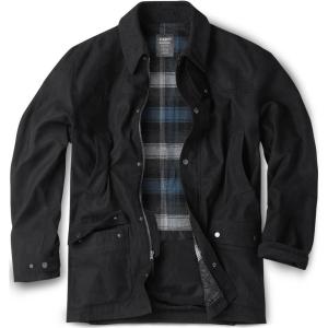 imageCQR Mens Flannel Lined Shirt Jackets Long Sleeved Rugged Plaid Cotton Brushed Suede Shirt JacketHuntsman Night Sky