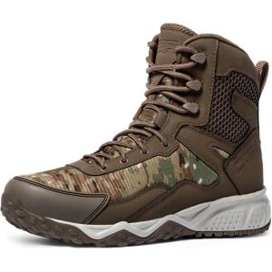imageCQR Mens Military Tactical Boots Lightweight 6 Inches Hiking Combat Boot Durable Breathable Outdoor Work Motorcycle FootwearRaider 6  Zip Utility Camo