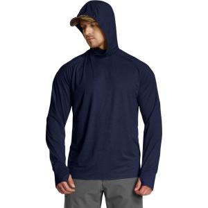 imageCQR Mens UPF50 Sun Protection Shirts Quick Dry Long Sleeve Rash Guard Athletic Running Workout Fishing Cooling ShirtsProtector Hoodie Operator Navy