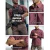 imageCQR Mens 100 All Cotton Button Down Flannel Shirts Long Sleeve Brushed Warm Soft Casual Outdoor Plaid ShirtCorduroy Wild Pink