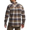 imageCQR Mens 100 All Cotton Button Down Flannel Shirts Long Sleeve Brushed Warm Soft Casual Outdoor Plaid ShirtPlaid Aged Barrel