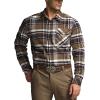 imageCQR Mens 100 All Cotton Button Down Flannel Shirts Long Sleeve Brushed Warm Soft Casual Outdoor Plaid ShirtPlaid Aged Barrel