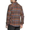 imageCQR Mens 100 All Cotton Button Down Flannel Shirts Long Sleeve Brushed Warm Soft Casual Outdoor Plaid ShirtPlaid Dakota Grey