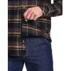 imageCQR Mens 100 All Cotton Button Down Flannel Shirts Long Sleeve Brushed Warm Soft Casual Outdoor Plaid ShirtPlaid Fossil Rock