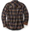 imageCQR Mens 100 All Cotton Button Down Flannel Shirts Long Sleeve Brushed Warm Soft Casual Outdoor Plaid ShirtPlaid Fossil Rock