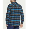 imageCQR Mens 100 All Cotton Button Down Flannel Shirts Long Sleeve Brushed Warm Soft Casual Outdoor Plaid ShirtPlaid River