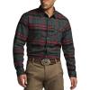 imageCQR Mens 100 All Cotton Button Down Flannel Shirts Long Sleeve Brushed Warm Soft Casual Outdoor Plaid ShirtPlaid Woodlot