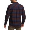 imageCQR Mens 100 All Cotton Button Down Flannel Shirts Long Sleeve Brushed Warm Soft Casual Outdoor Plaid ShirtPlaid Woods Night