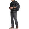 imageCQR Mens 100 All Cotton Button Down Flannel Shirts Long Sleeve Brushed Warm Soft Casual Outdoor Plaid ShirtStealth Coal Miner