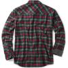 imageCQR Mens 100 All Cotton Button Down Flannel Shirts Long Sleeve Brushed Warm Soft Casual Outdoor Plaid ShirtStealth Holiday Mood