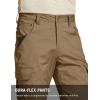 imageCQR Mens Quick Dry Work Pants Water Resistant Outdoor Tactical Pants Lightweight Stretch Cargo Hiking PantsDura Flex Coyote