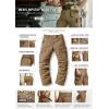 imageCQR Mens Quick Dry Work Pants Water Resistant Outdoor Tactical Pants Lightweight Stretch Cargo Hiking PantsDura Flex Coyote