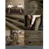 imageCQR Mens Motion Utility Casual Pants Regular Fit Lightweight Work Pants Water Resistant Outdoor Stretch Pants with PocketsVenture Bayou