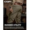 imageCQR Mens Motion Utility Casual Pants Regular Fit Lightweight Work Pants Water Resistant Outdoor Stretch Pants with PocketsVenture Bayou