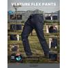 imageCQR Mens Motion Utility Casual Pants Regular Fit Lightweight Work Pants Water Resistant Outdoor Stretch Pants with PocketsVenture Police Navy