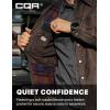 imageCQR Mens Flannel Lined Shirt Jackets Long Sleeved Rugged Plaid Cotton Brushed Suede Shirt JacketStealth Woods Night