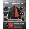 imageCQR Mens Casual Bomber Jacket Outdoor FallWinter ZipUp Windbreaker Water Resistant Padded MA1 Flight Jacket with PocketNavigator Af Black