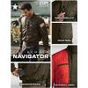 imageCQR Mens Casual Bomber Jacket Outdoor FallWinter ZipUp Windbreaker Water Resistant Padded MA1 Flight Jacket with PocketNavigator Dark Brown