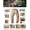 imageCQR Mens Military Cargo Pants Water Resistant Ripstop Army Combat Tactical Pants Outdoor Hunting Hiking EDC Work PantsHauler Alamo Khaki