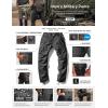 imageCQR Mens Military Cargo Pants Water Resistant Ripstop Army Combat Tactical Pants Outdoor Hunting Hiking EDC Work PantsHauler Black