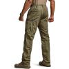 imageCQR Mens Military Cargo Pants Water Resistant Ripstop Army Combat Tactical Pants Outdoor Hunting Hiking EDC Work PantsHauler Soil Green