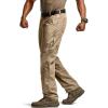 imageCQR Mens Military Cargo Pants Water Resistant Ripstop Army Combat Tactical Pants Outdoor Hunting Hiking EDC Work PantsHauler Alamo Khaki