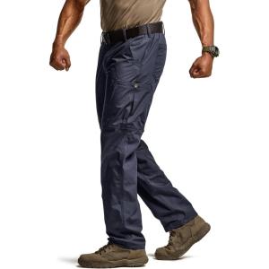 imageCQR Mens Military Cargo Pants Water Resistant Ripstop Army Combat Tactical Pants Outdoor Hunting Hiking EDC Work PantsHauler Police Navy