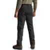 imageCQR Mens Softshell Fleece Lined Winter Hiking Pants Water Resistant Insulated Thermal Outdoor Tactical Warm Snow Ski PantsRecon Black