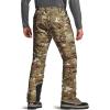 imageCQR Mens Softshell Fleece Lined Winter Hiking Pants Water Resistant Insulated Thermal Outdoor Tactical Warm Snow Ski PantsTeton Alpha Utility Camo