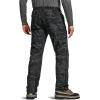 imageCQR Mens Softshell Fleece Lined Winter Hiking Pants Water Resistant Insulated Thermal Outdoor Tactical Warm Snow Ski PantsTeton Alpha Utility Camo Black