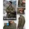 imageCQR Mens Water Resistant Tactical Softshell Jacket Fleece Lined High Neck Full Zip Wind Rain Hiking Hunting Winter OutdoorOperator X Soil Green