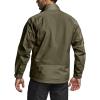 imageCQR Mens Water Resistant Tactical Softshell Jacket Fleece Lined High Neck Full Zip Wind Rain Hiking Hunting Winter OutdoorOperator X Soil Green