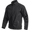 imageCQR Mens Water Resistant Tactical Softshell Jacket Fleece Lined High Neck Full Zip Wind Rain Hiking Hunting Winter OutdoorUrban Black