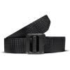 imageCQR Tactical Belt Military Style Heavy Duty Belt Webbing EDC QuickRelease Buckle2pack Flex Poly Black Black