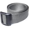 imageCQR Tactical Belt Military Style Heavy Duty Belt Webbing EDC QuickRelease BuckleDura Nylon Grey