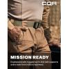 imageCQR Tactical Belt Military Style Heavy Duty Belt Webbing EDC QuickRelease BuckleDura Nylon Khaki