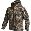 imageCQR Mens Hooded Tactical Softshell Jacket Water Resistant Fleece Lined Hoodie Winter Outdoor Hunting Hiking Rain WindOperator Hunting Camo