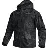imageCQR Mens Hooded Tactical Softshell Jacket Water Resistant Fleece Lined Hoodie Winter Outdoor Hunting Hiking Rain WindOperator Utility Camo Black