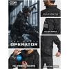 imageCQR Mens Hooded Tactical Softshell Jacket Water Resistant Fleece Lined Hoodie Winter Outdoor Hunting Hiking Rain WindOperator Utility Camo Black