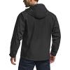 imageCQR Mens Hooded Tactical Softshell Jacket Water Resistant Fleece Lined Hoodie Winter Outdoor Hunting Hiking Rain WindStealth Black