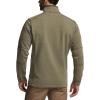 imageCQR Mens Thermal Fleece Quarter Zip Sweater Outdoor Lightweight Long Sleeve Pullover Casual Mock Neck Polo SweatersCovert Oatmeal