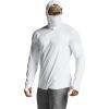 imageCQR Mens UPF 50 Sun Protection Long Sleeve Quick Dry Athletic Shirts Stretch Running Workout Hiking TShirtsResponse Hoodie White