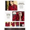 imageCQR Mens Flannel Shirt Jacket Long Sleeve Winter Warm Outdoor Casual Plaid Jacket Coat with PocketsSherpa Check Classic Red
