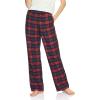 imageCQR Womens 100 Cotton Flannel Plaid Pajama Pants Brushed Soft Lounge ampamp Sleepwear PJ Bottoms with Pockets