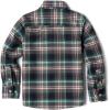 imageCQR Kids Little Boys Girls Baby Plaid Flannel Shirt Long Sleeve AllCotton Soft Brushed Casual Button Down Shirts