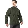 imageCQR Mens Combat Military Jacket Water Resistant Ripstop Army Fatigue Field Jacket Outdoor EDC Tactical ACU Coat