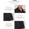 imageCQR Mens Regular Fit Short Sleeve Shirts 100 Cotton ButtonUp Casual Poplin Shirt